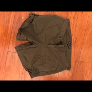 Sanctuary Army green shorts